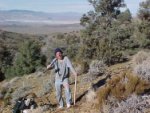 Fossil dealer Richie hunting for trilobites in Nevada.